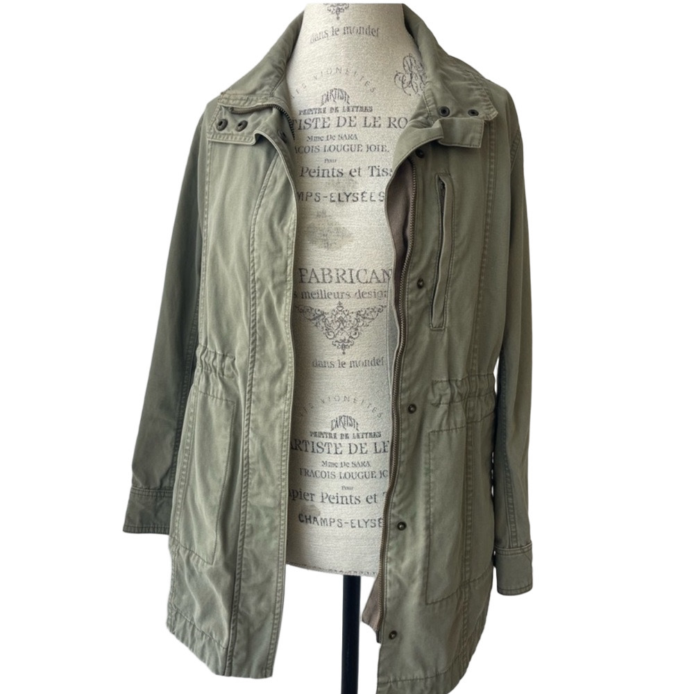 Marine Layer Women's Olive Utility Jacket - M
